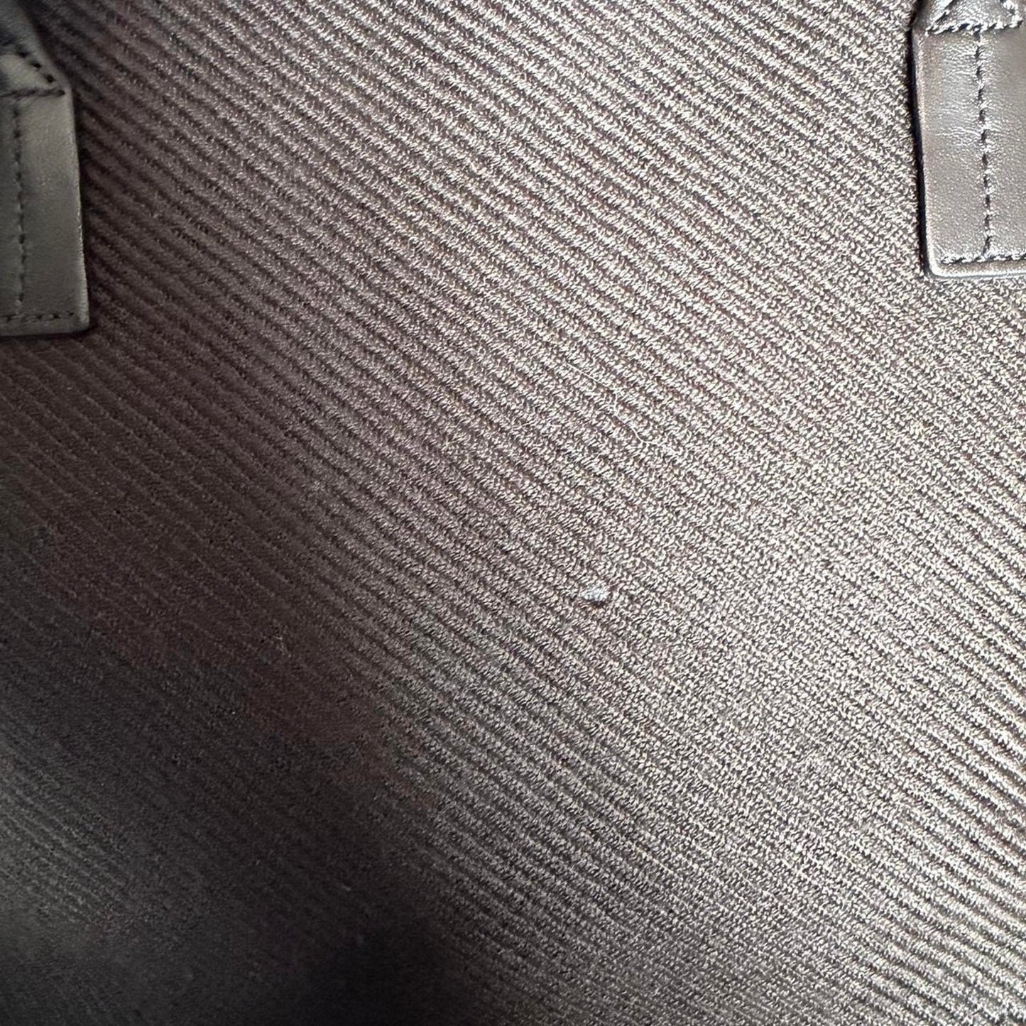Vintage Ann Taylor twill and leather bag