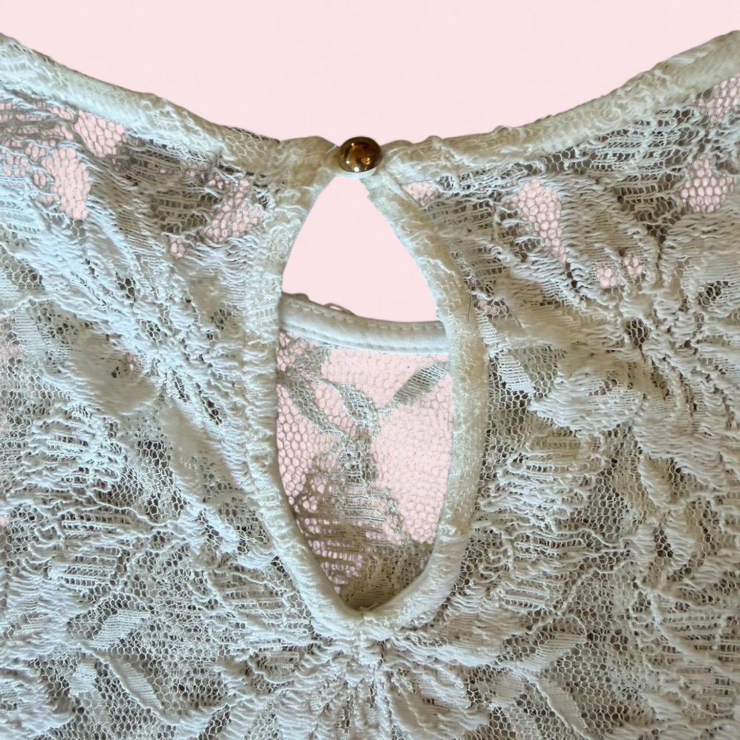 Forever 21 white lace long