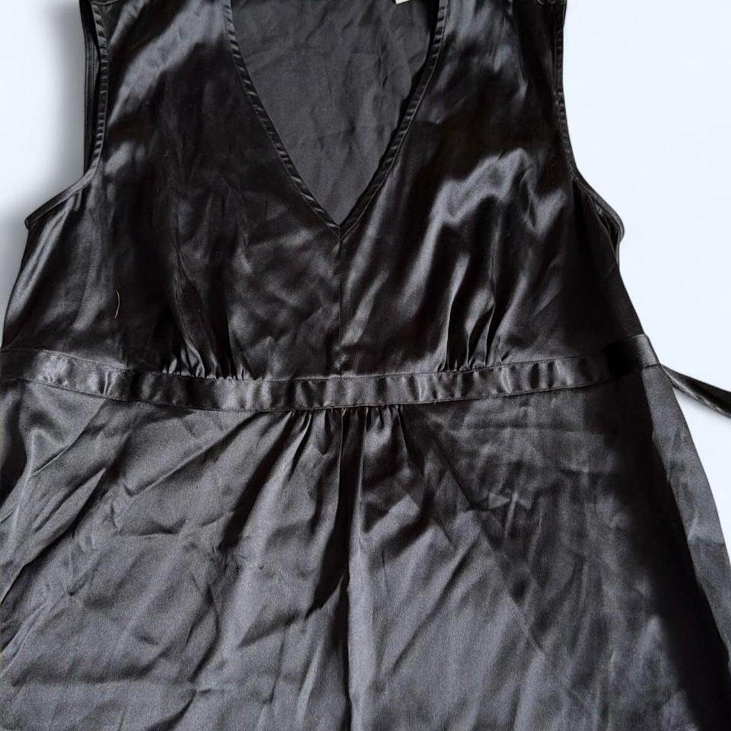 Maternity top black satin by Holly Robinson Peete