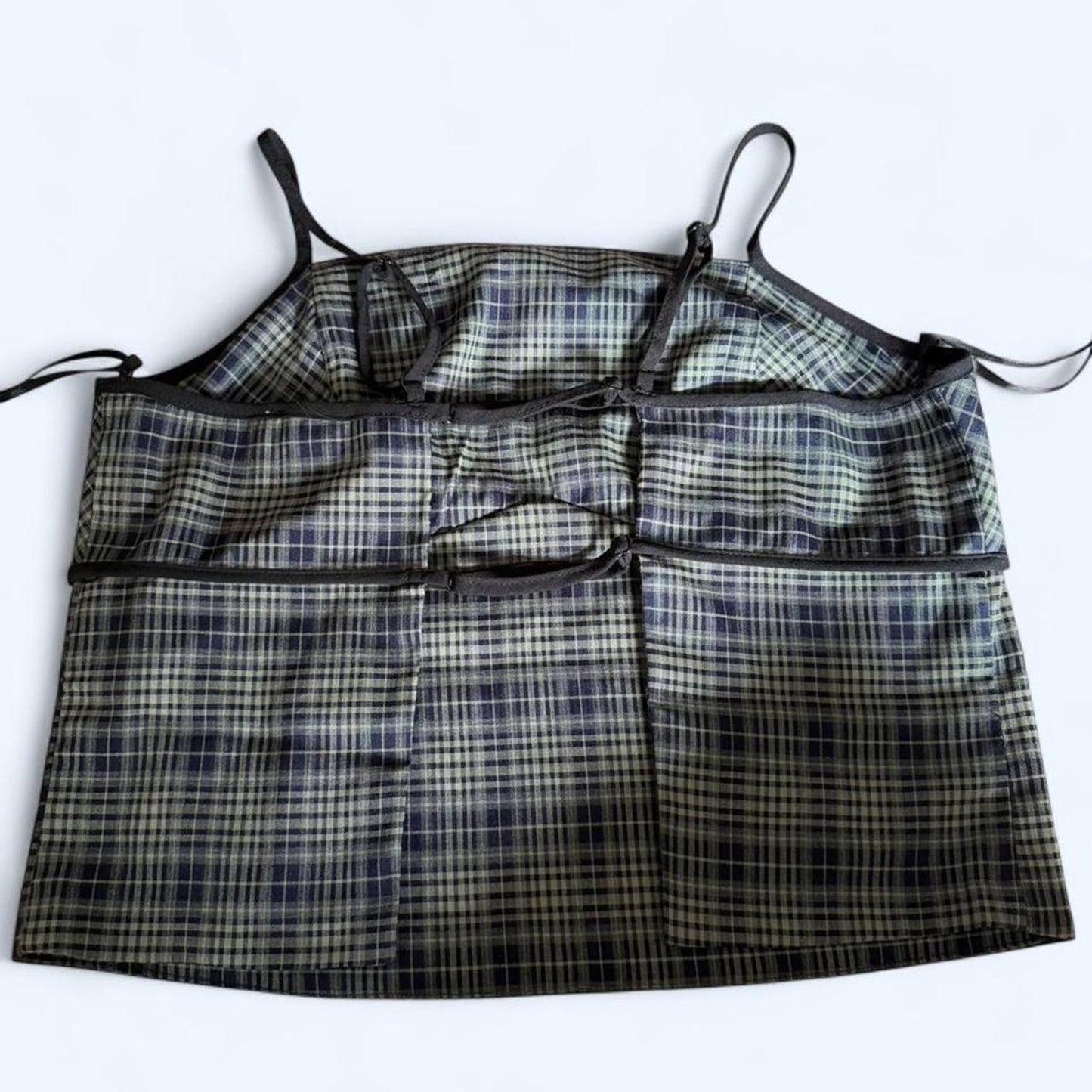 Plaid cami top from Monteau Los Angeles