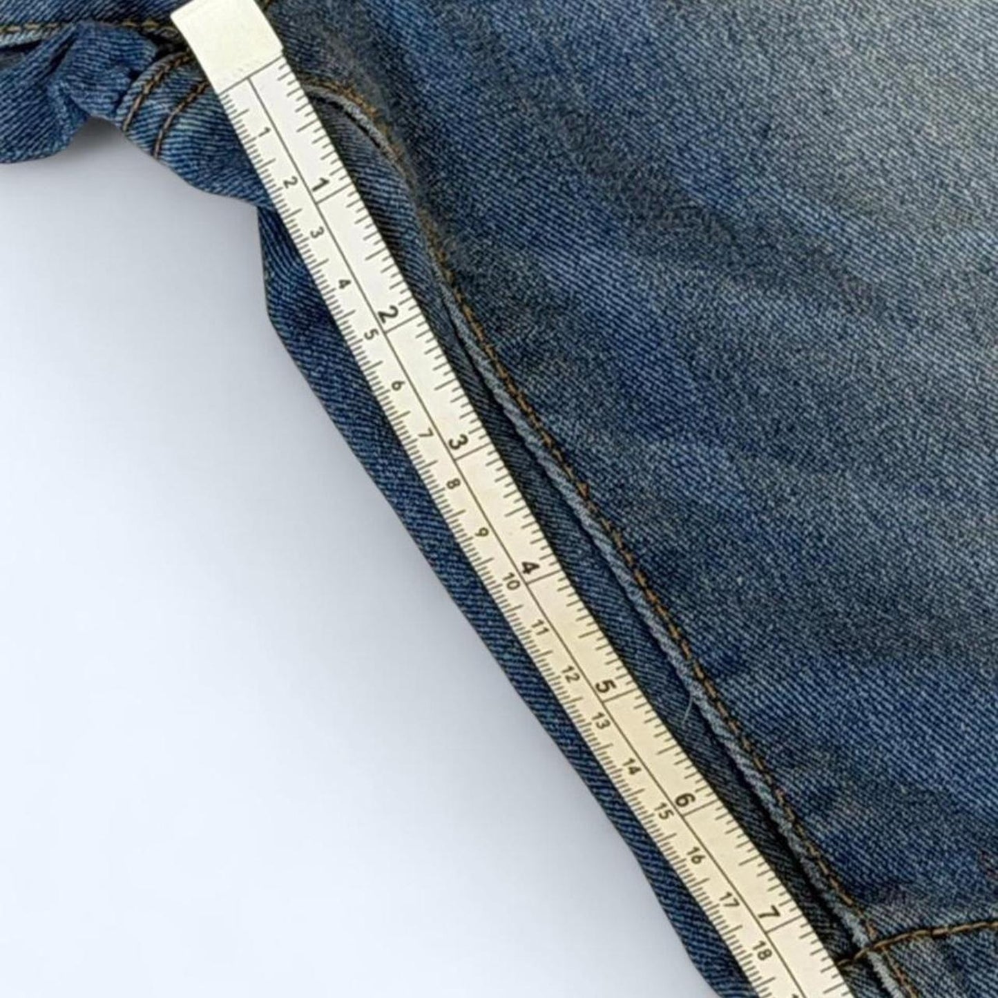 Boys blue denim shorts