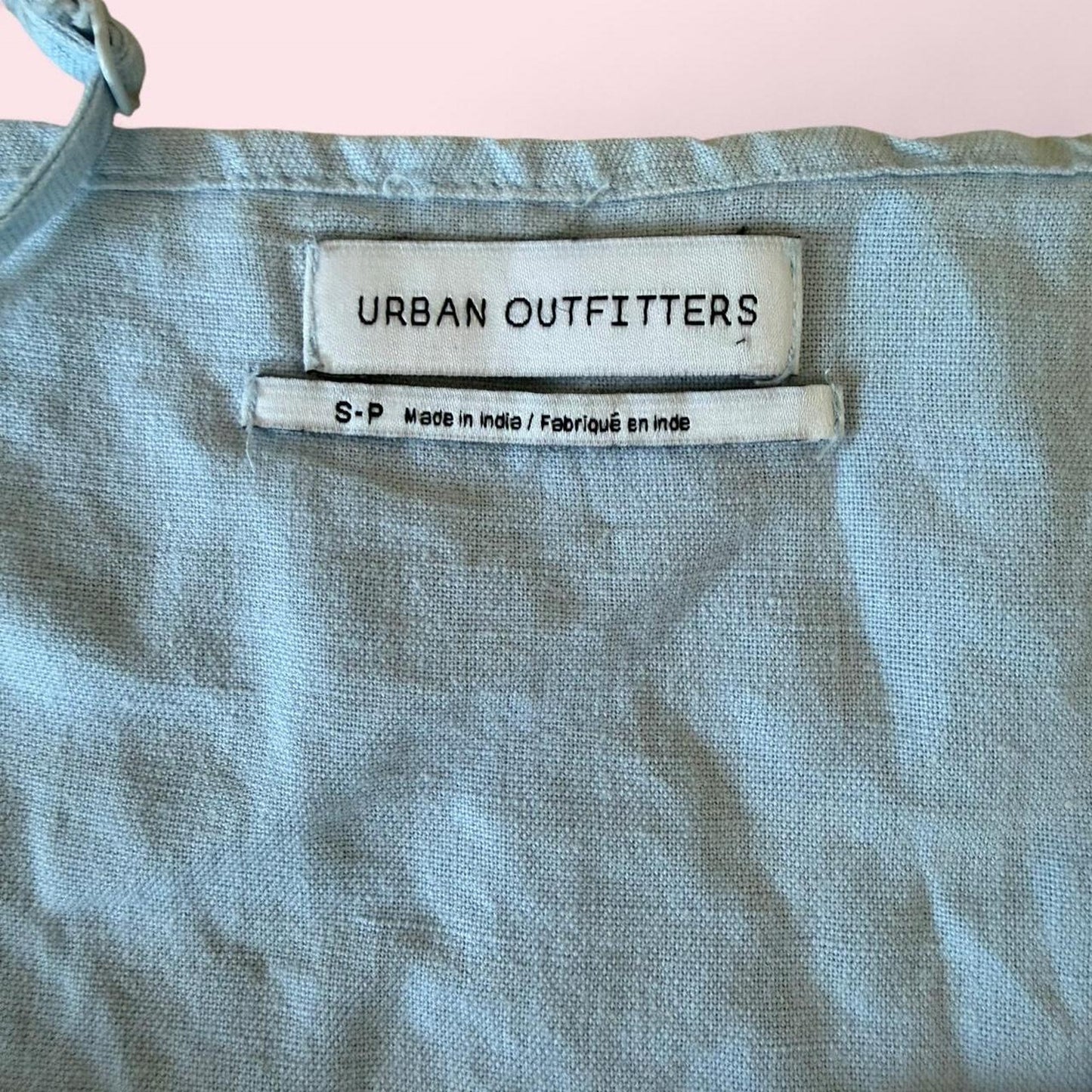 Urban outfitters blue linen midi