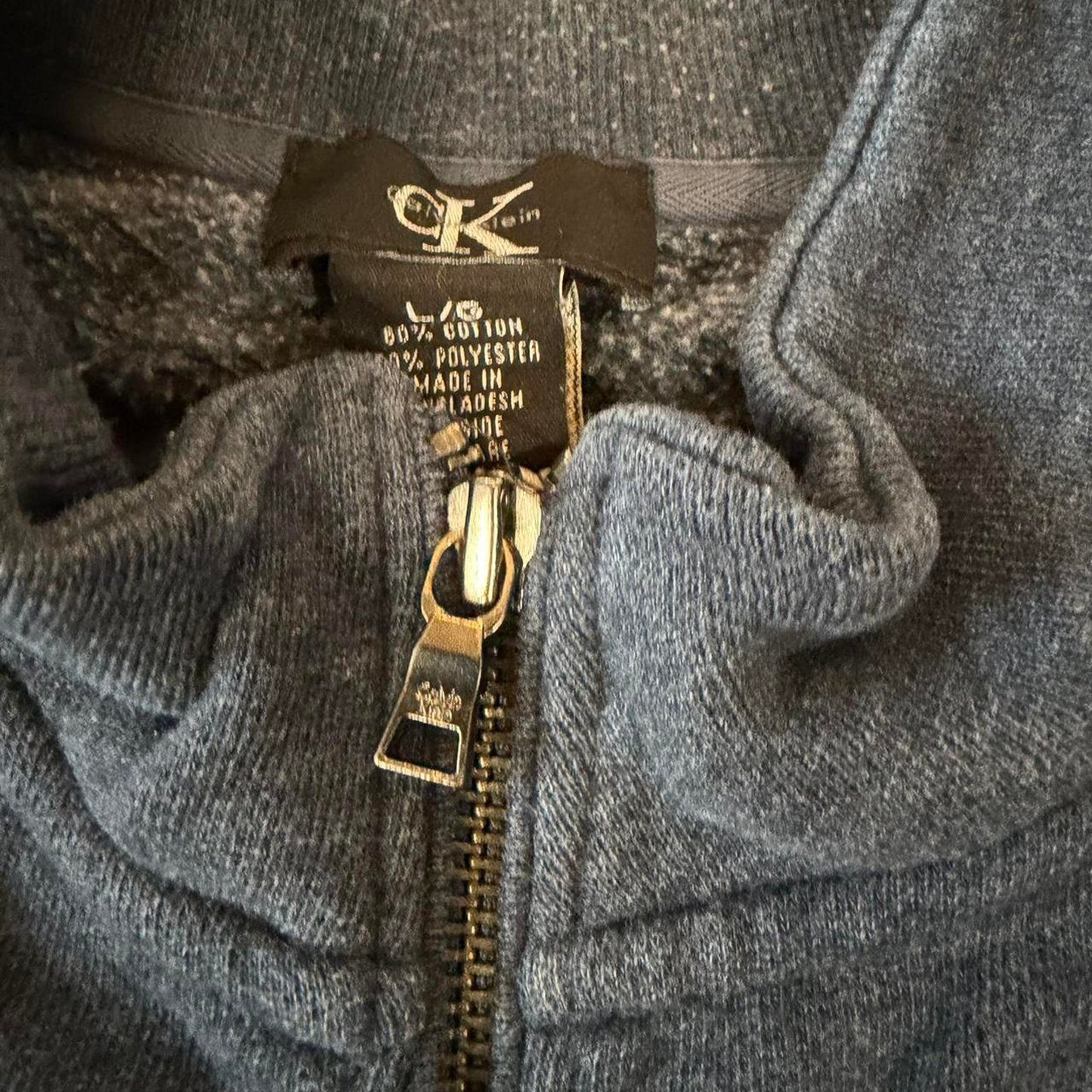 Men’s Blue zip up sweater