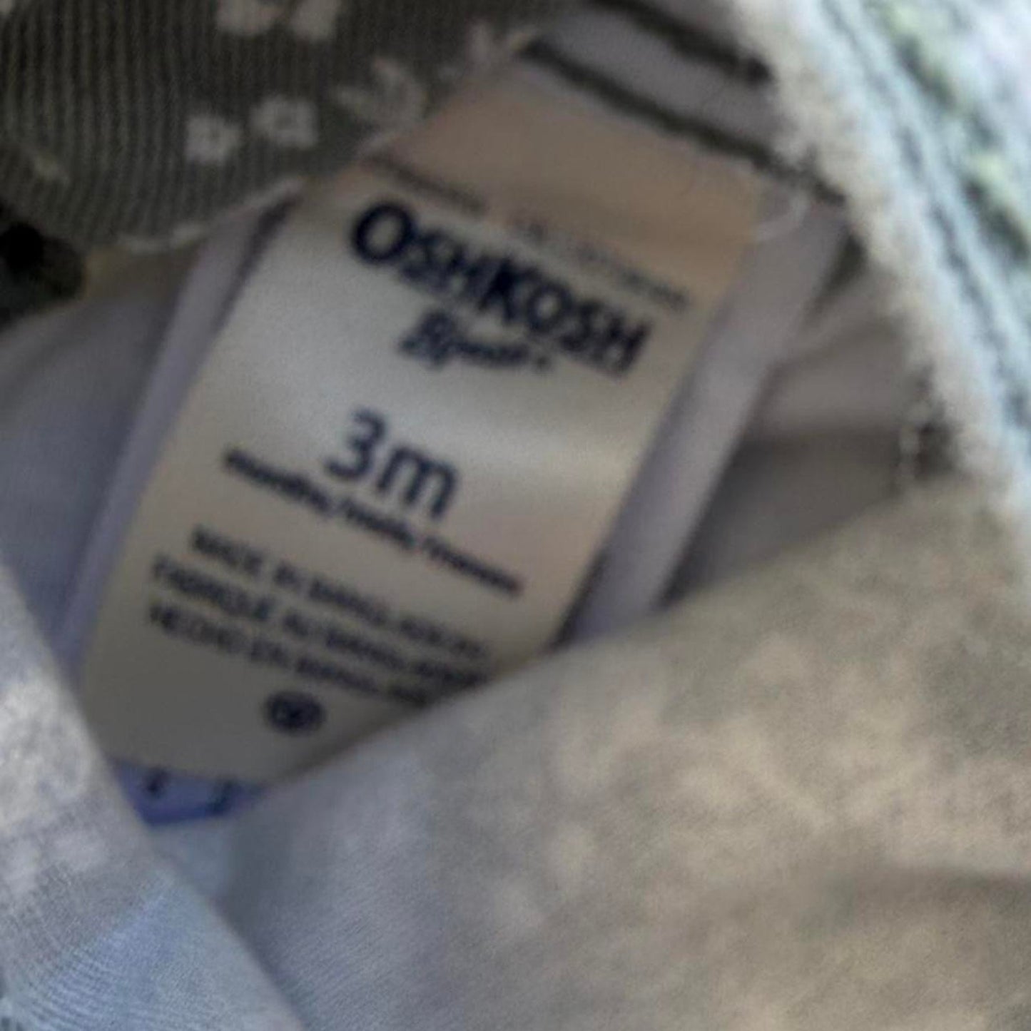 Oshkosh bgosh blue floral overalls
