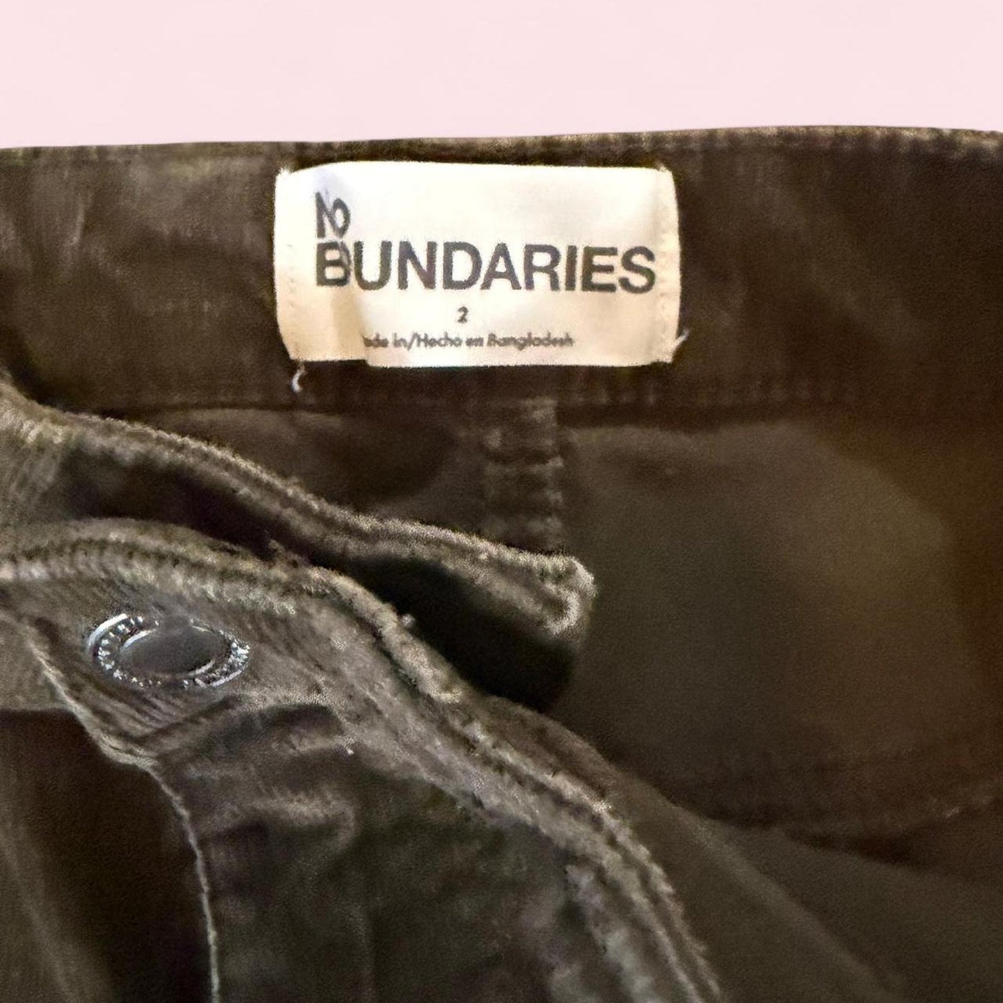 Brown corduroy flare pants