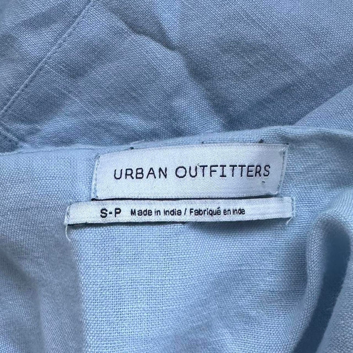 Urban outfitters blue linen midi