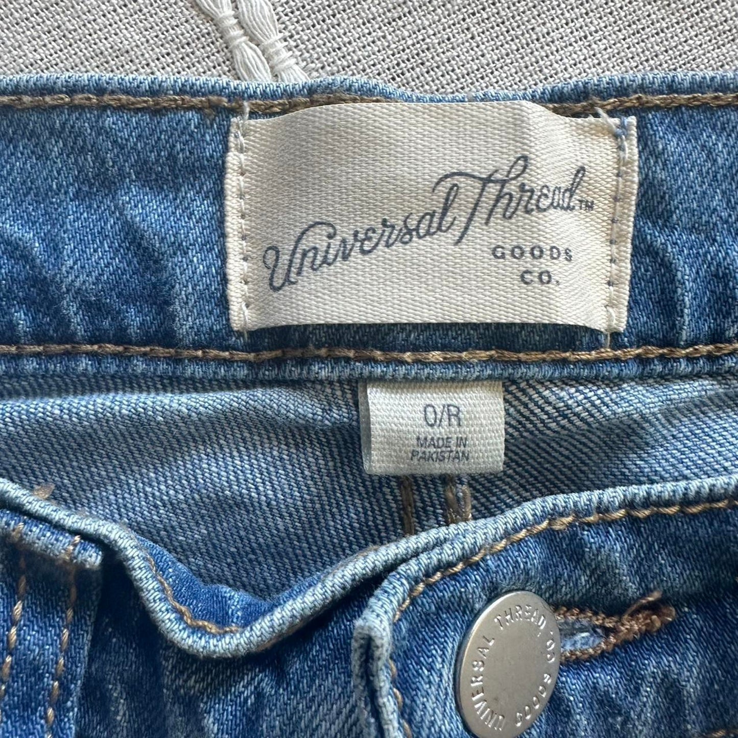 High rise 90s slim blue