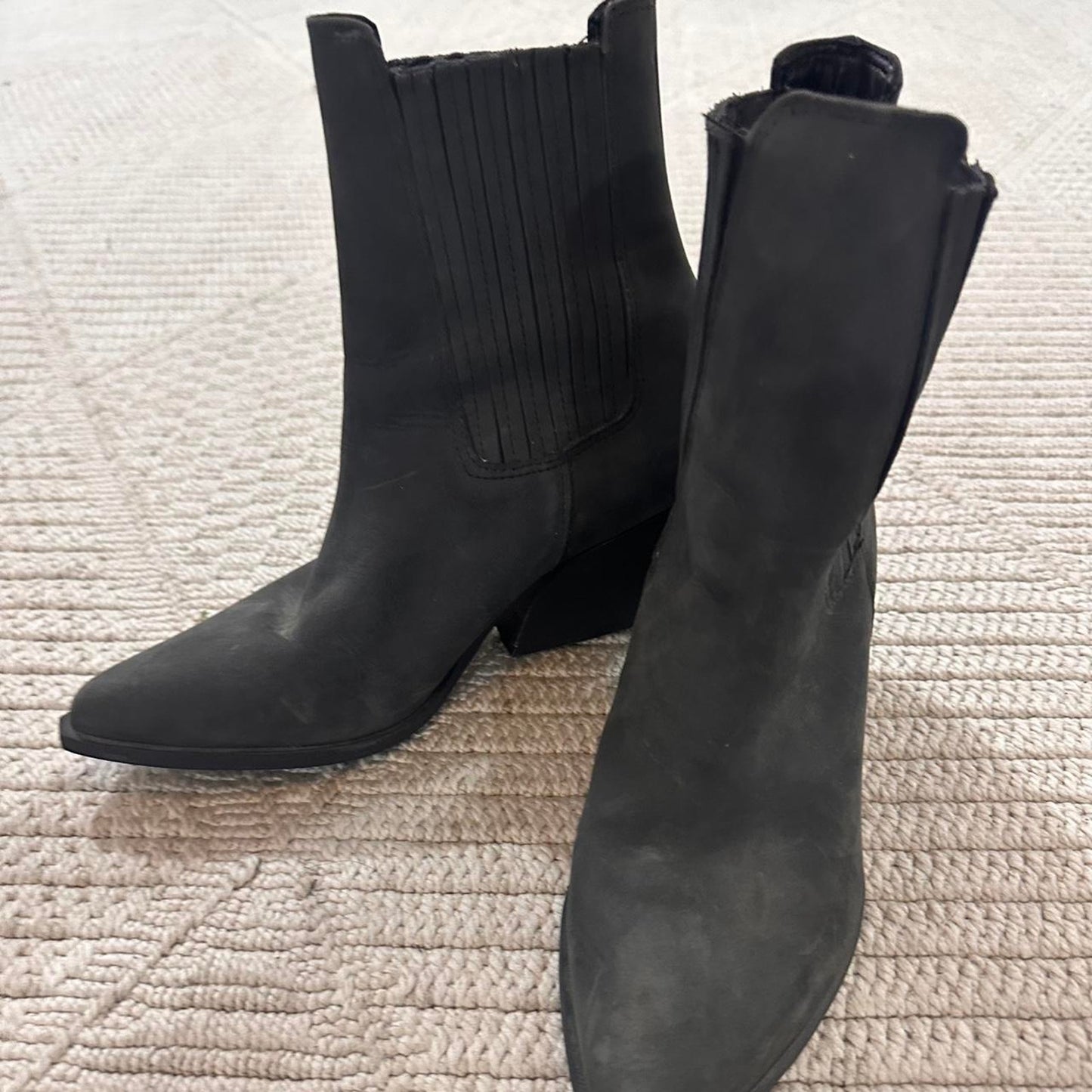 Steve Madden dark grey ankle boots