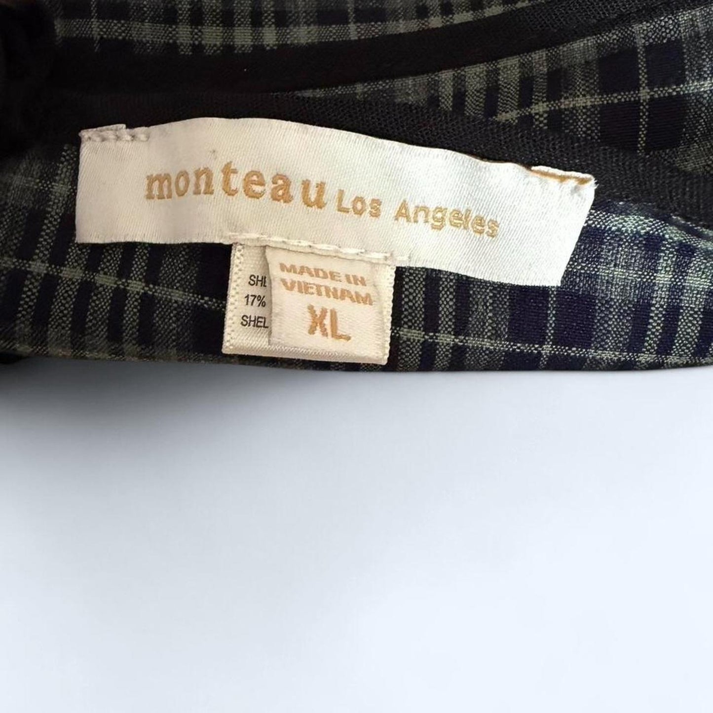Plaid cami top from Monteau Los Angeles