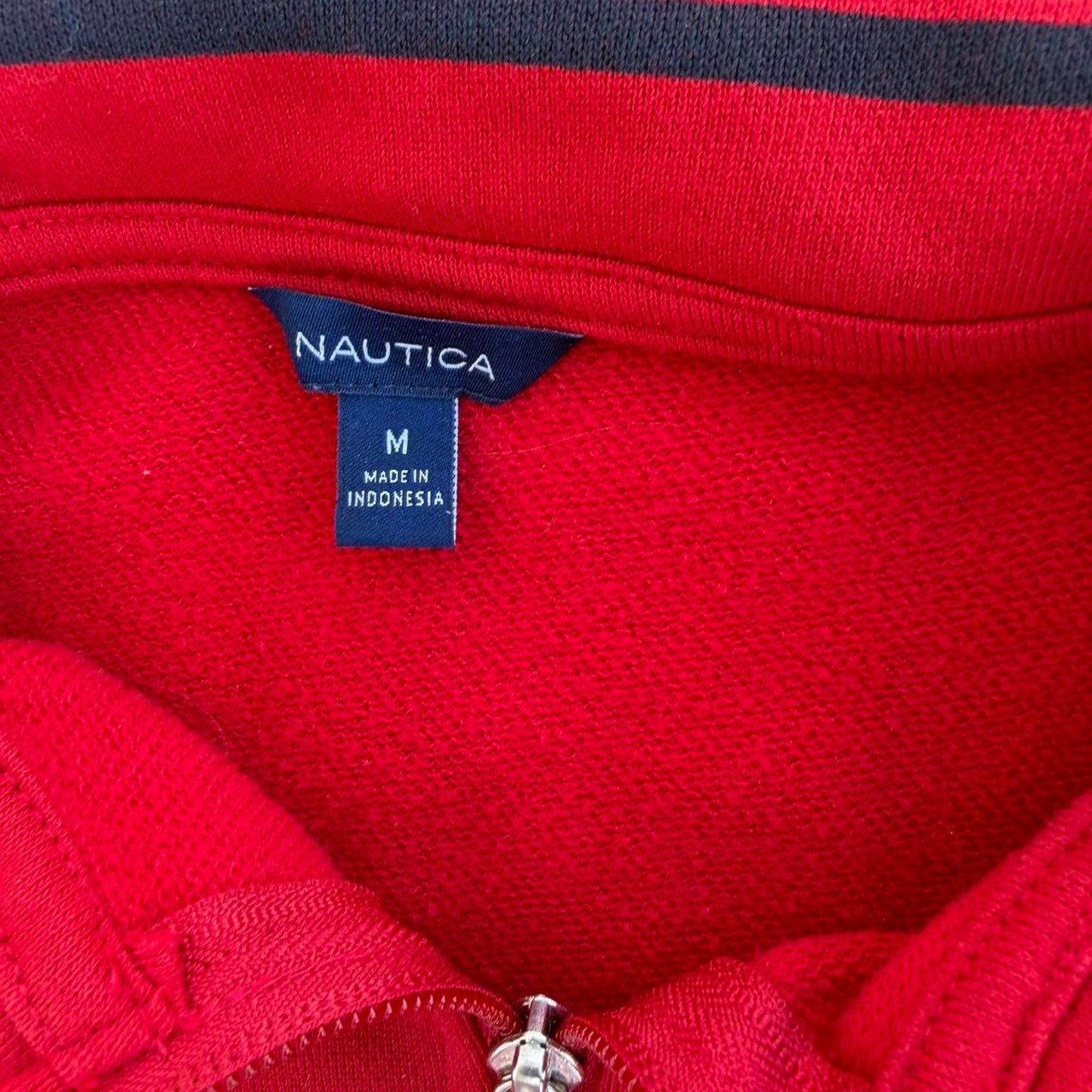 Nautica red quarter coastal prep
