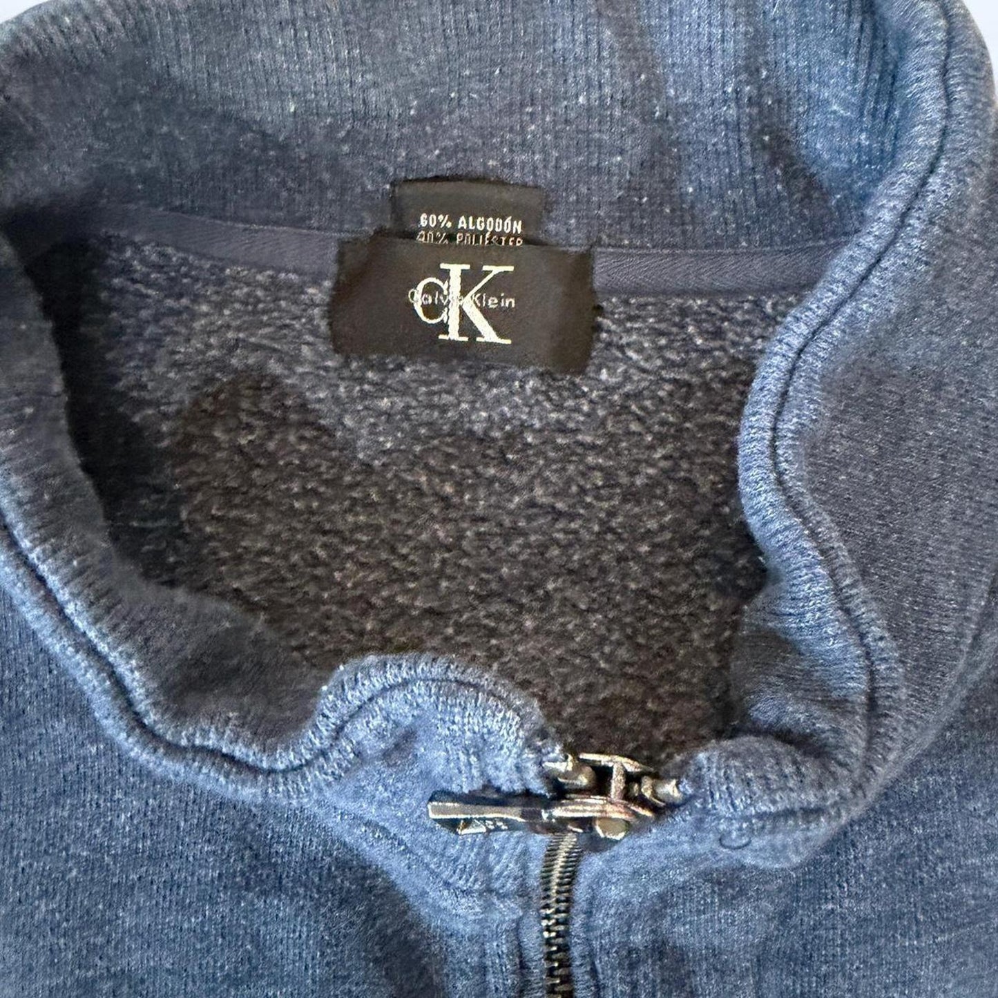 Men’s Blue zip up sweater
