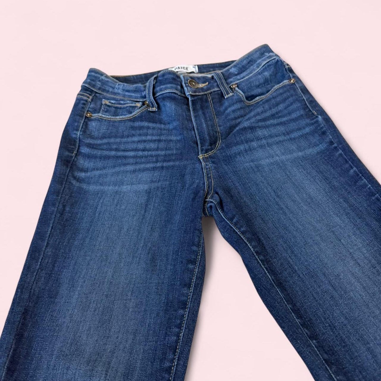 Paige blue high-waisted skinny jeans