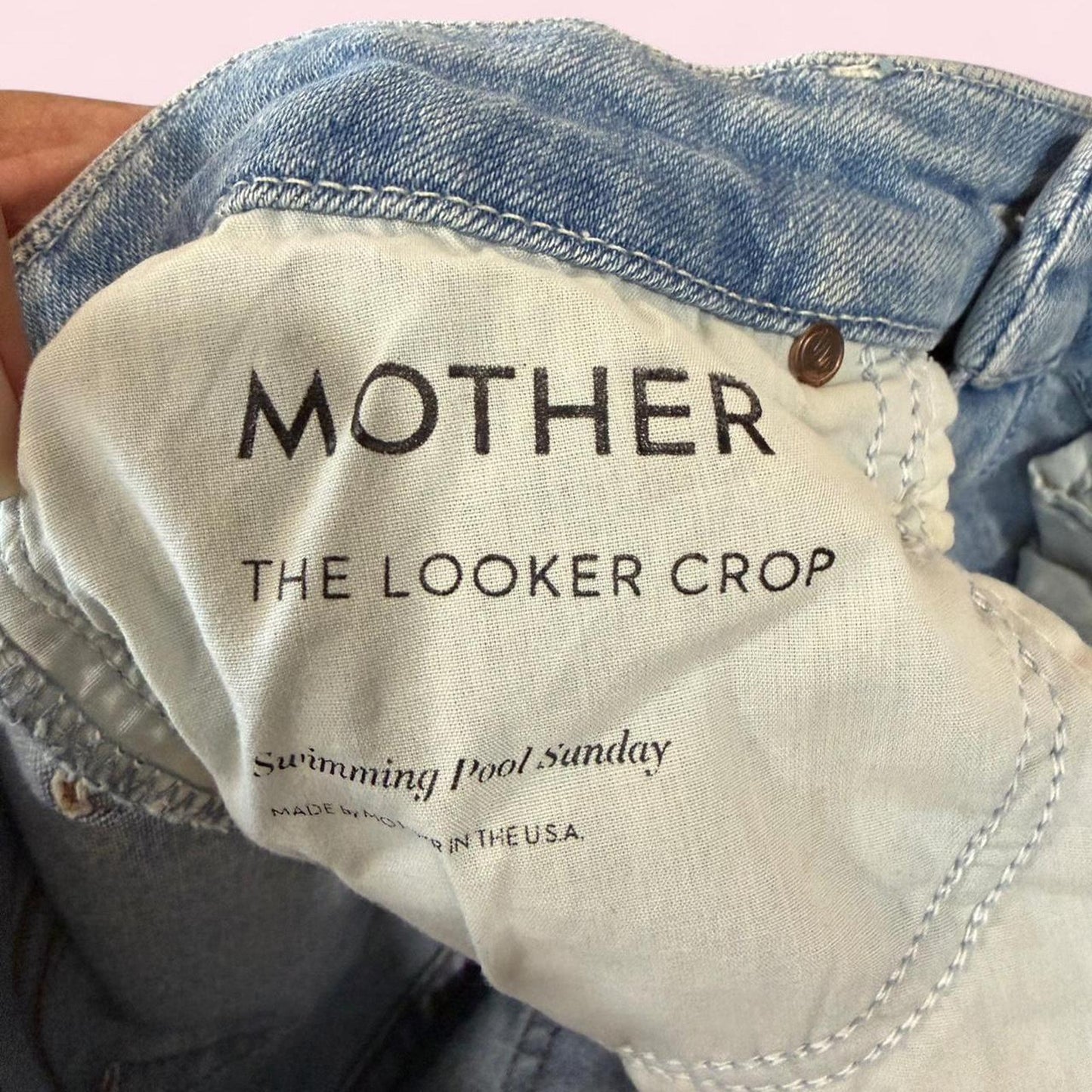 Mother The Looker Crop Jeans