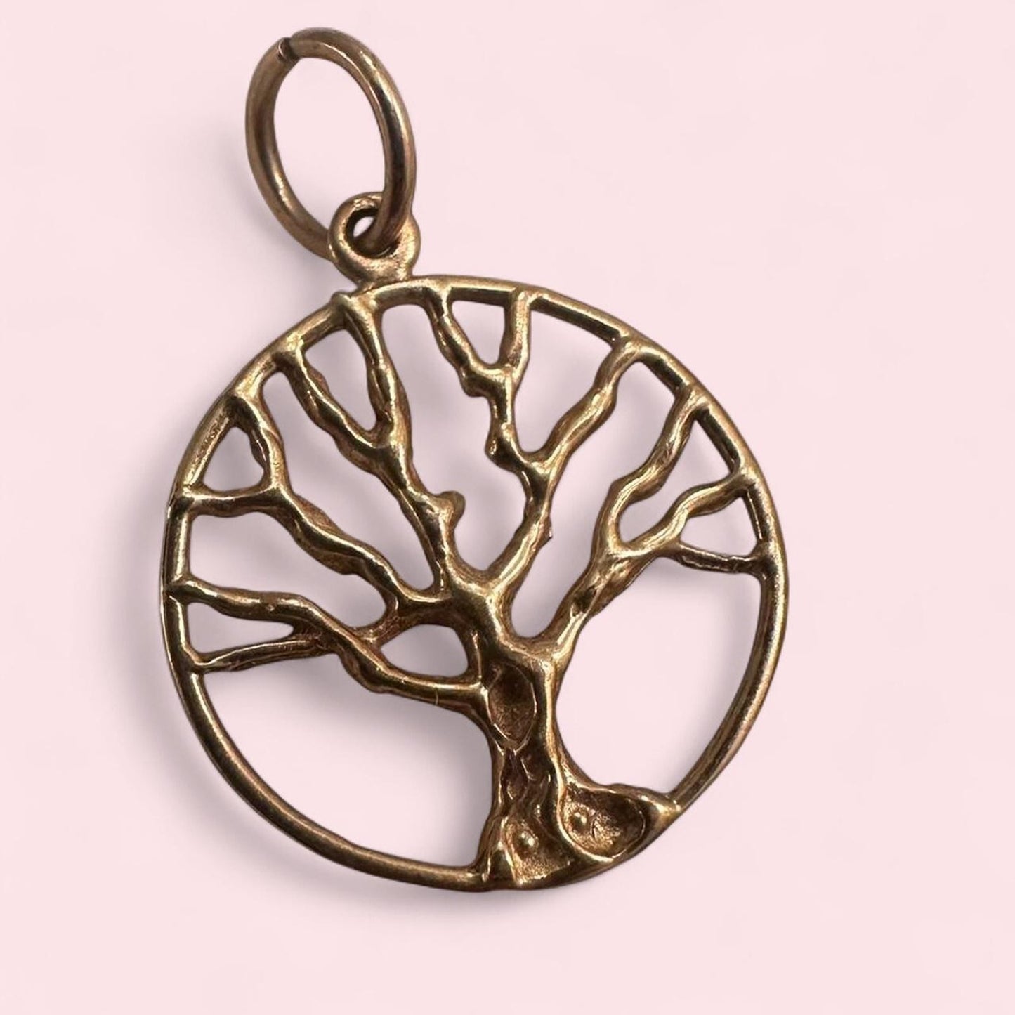 Gold tree of life pendant