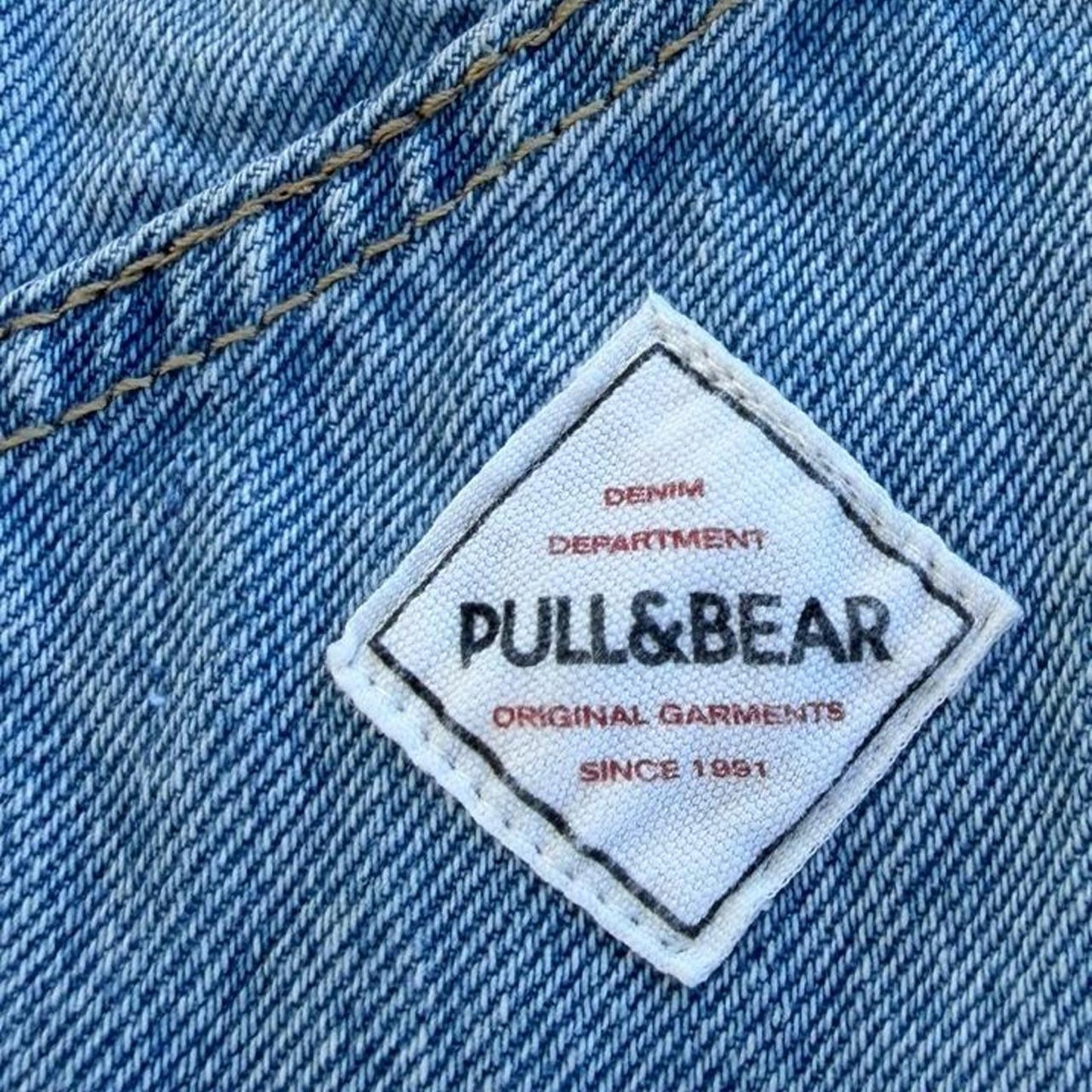 Pull bear blue denim