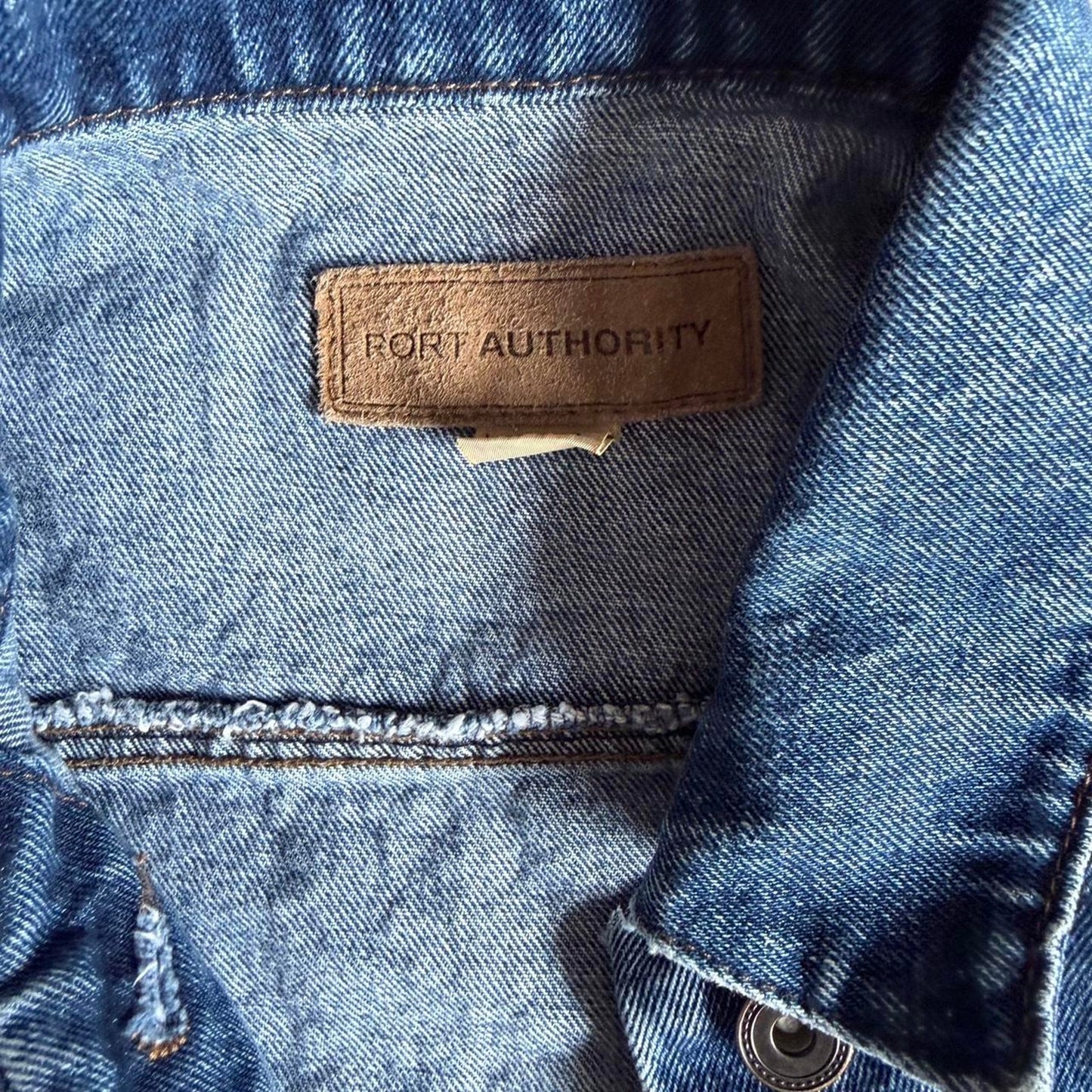Blue denim jacket from Port Authority