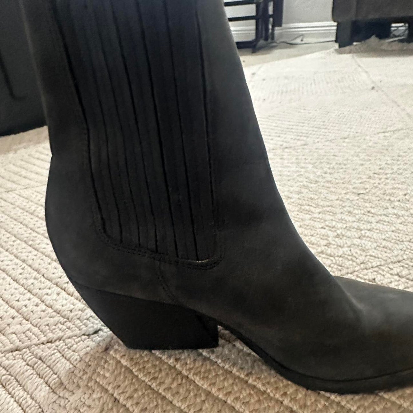 Steve Madden dark grey ankle boots