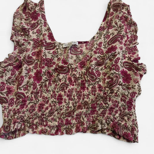 Patrons of peace pink floral
