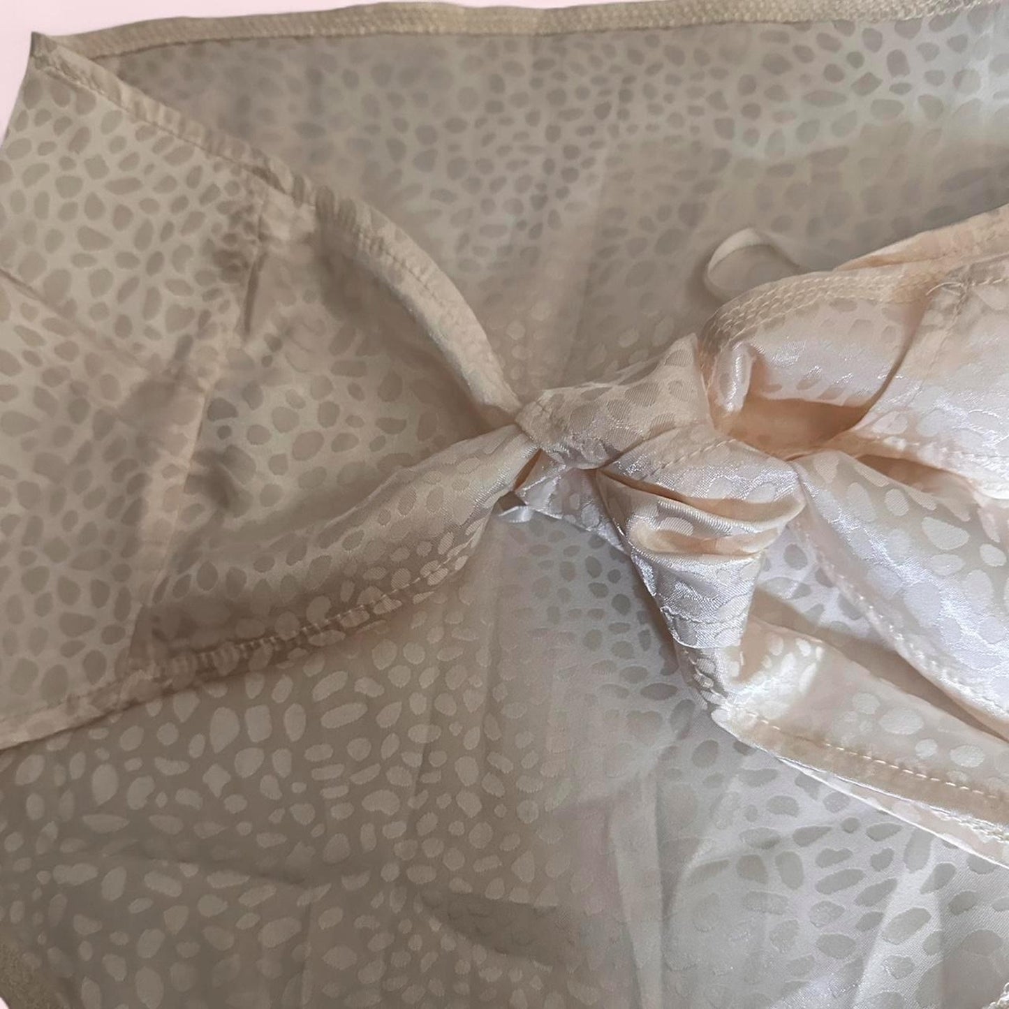 Womens white cream bandana
