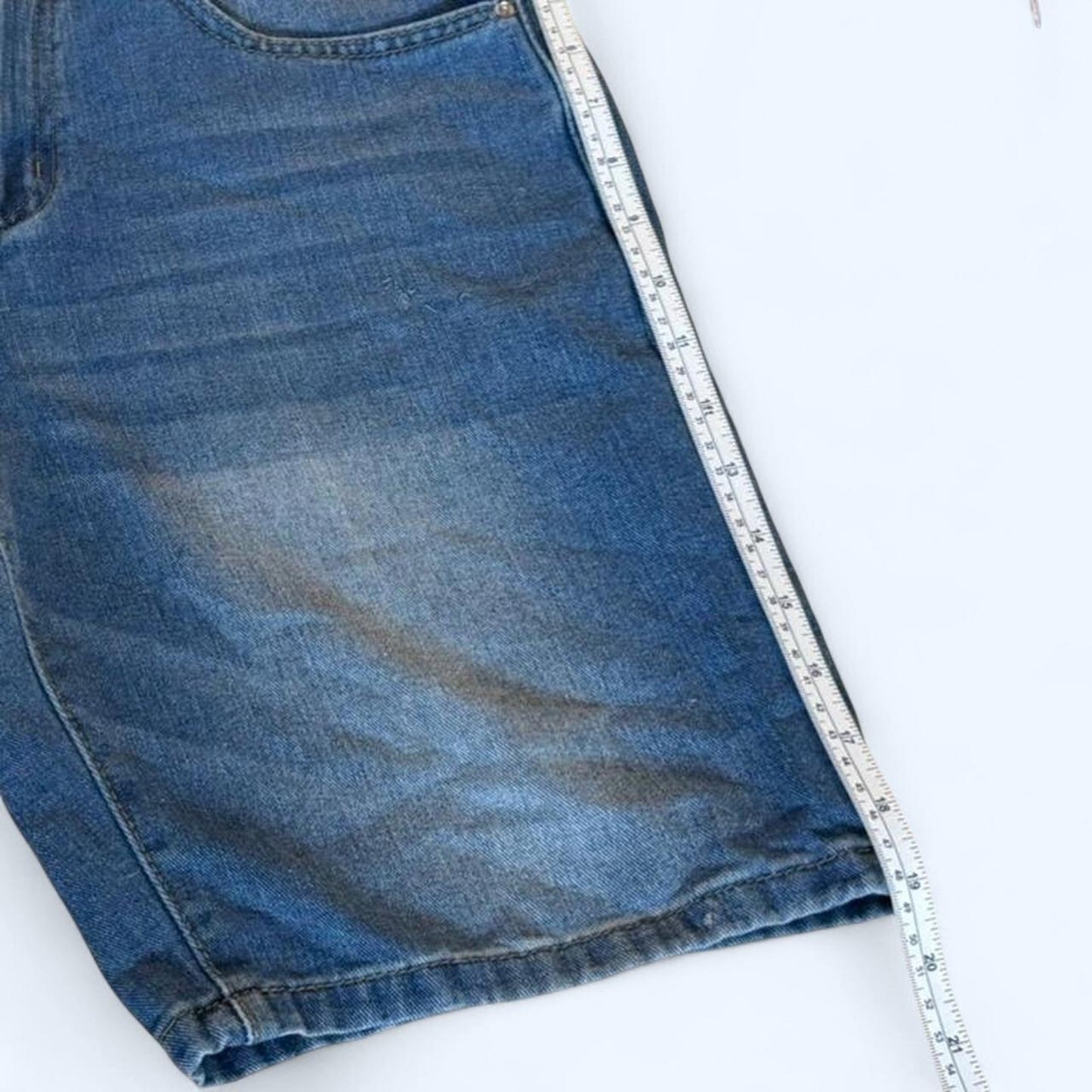 Boys blue denim shorts