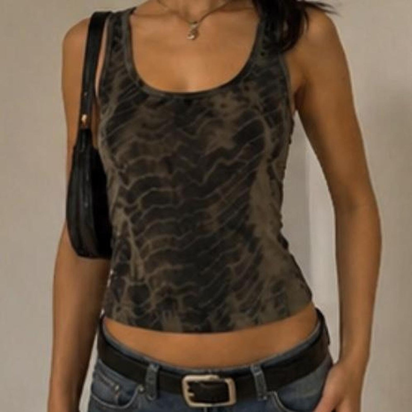 Small Evolution and Creation green work out  crop top
