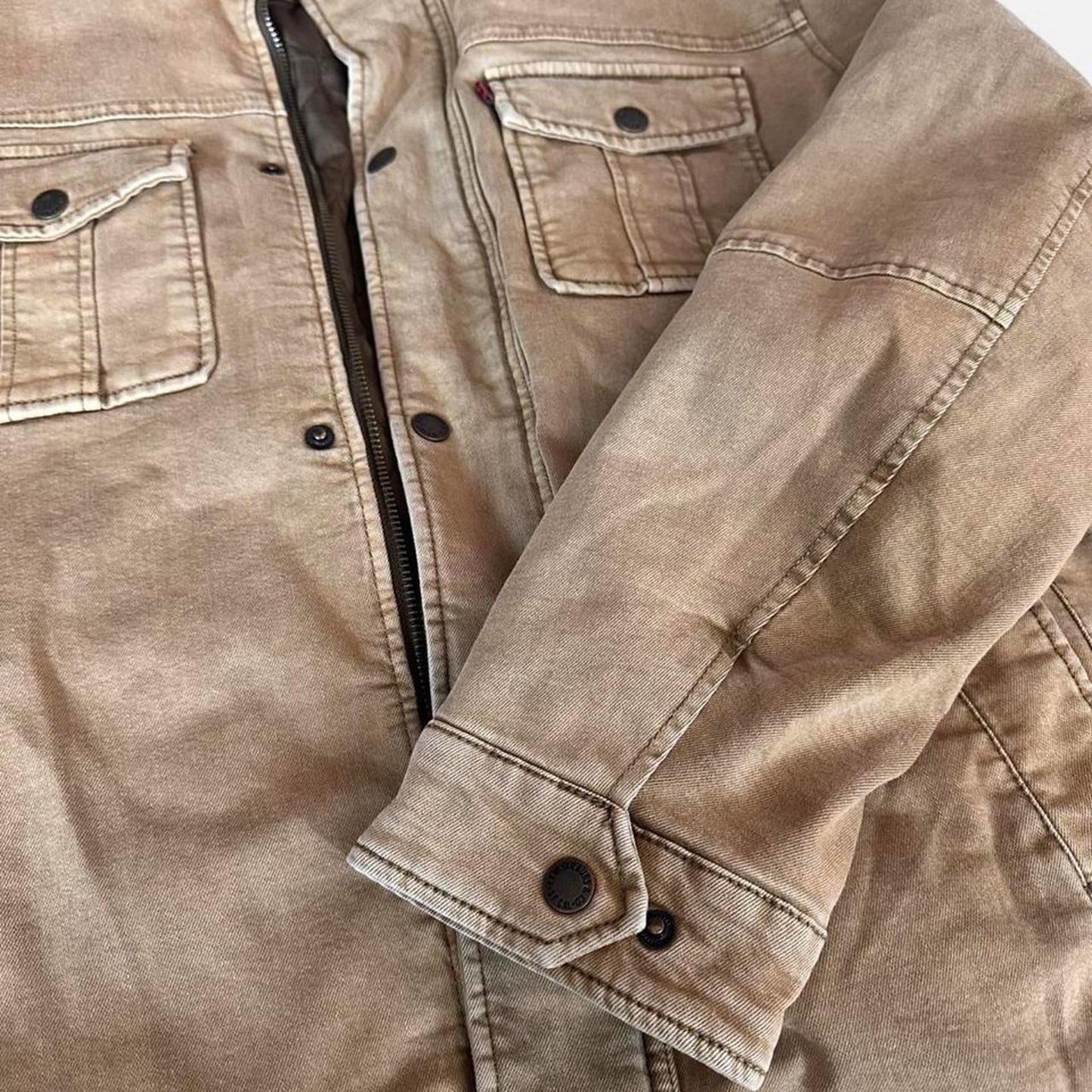 Mens levis tan denim