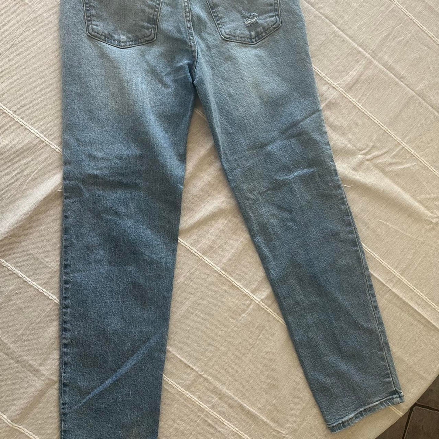 High rise 90s slim blue