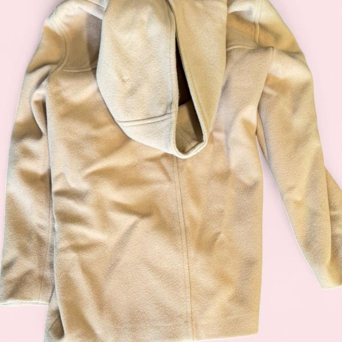 Vintage peacoat tan with hood