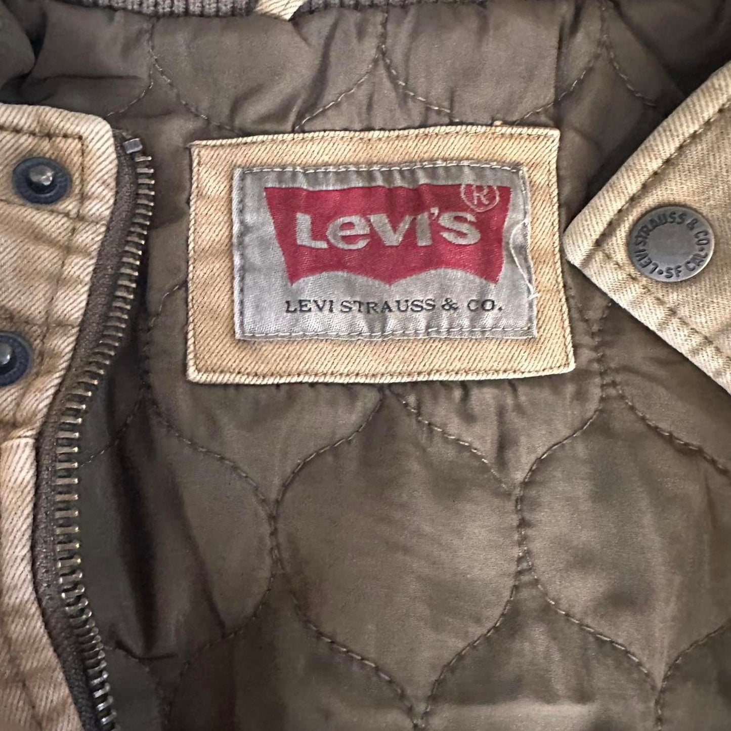 Mens levis tan denim