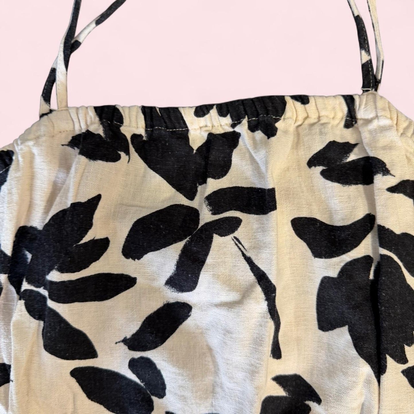 A New Day black + white floral  dress-  Size XS