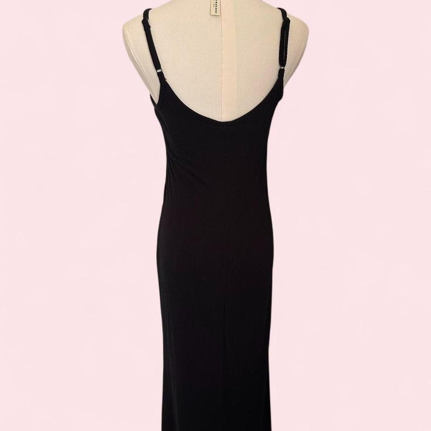 Black maxi dress