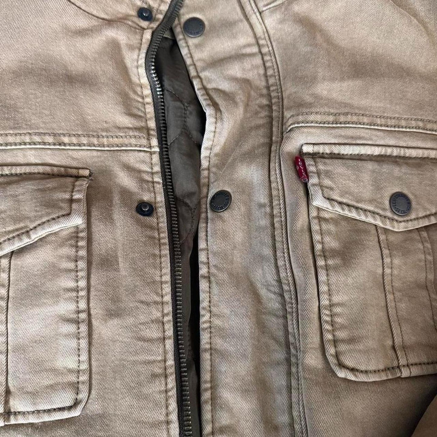Mens levis tan denim