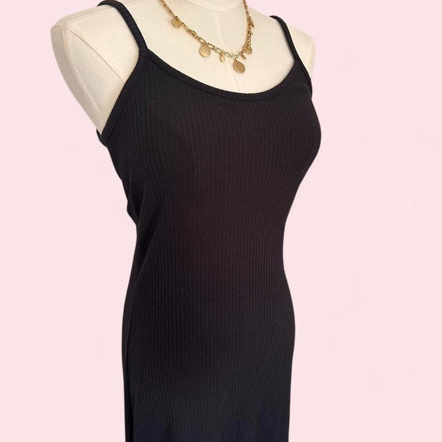 Black maxi dress