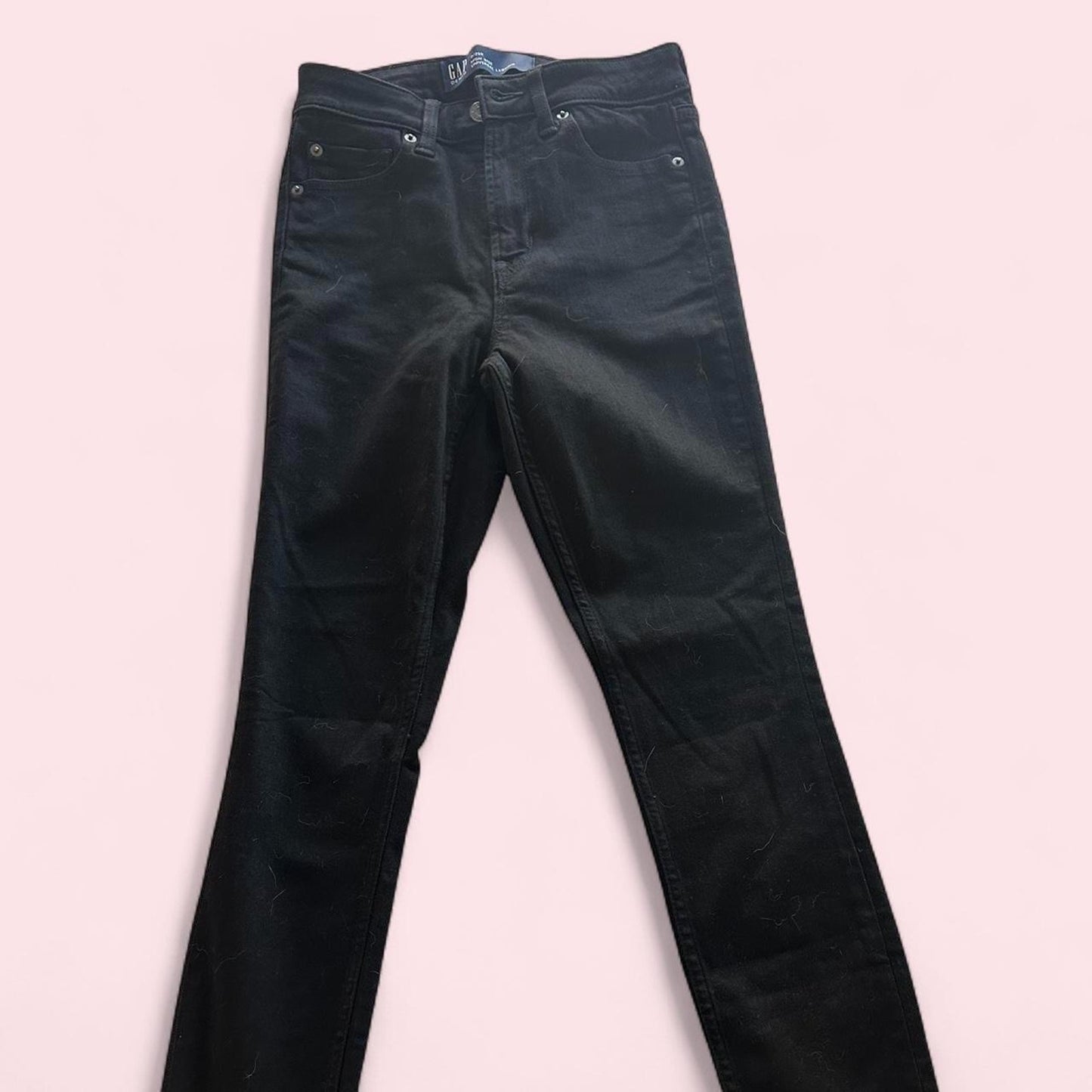 Gap black high rise skinny