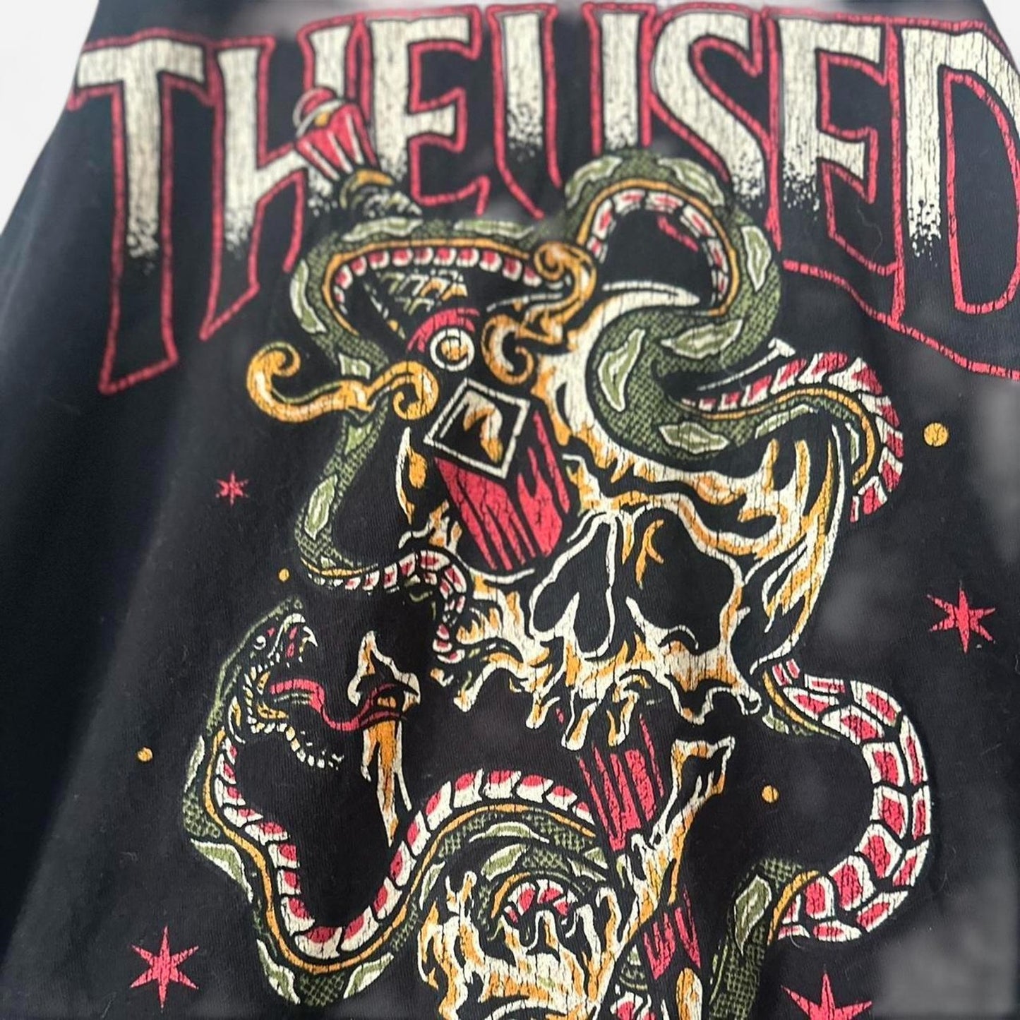 The used black and red