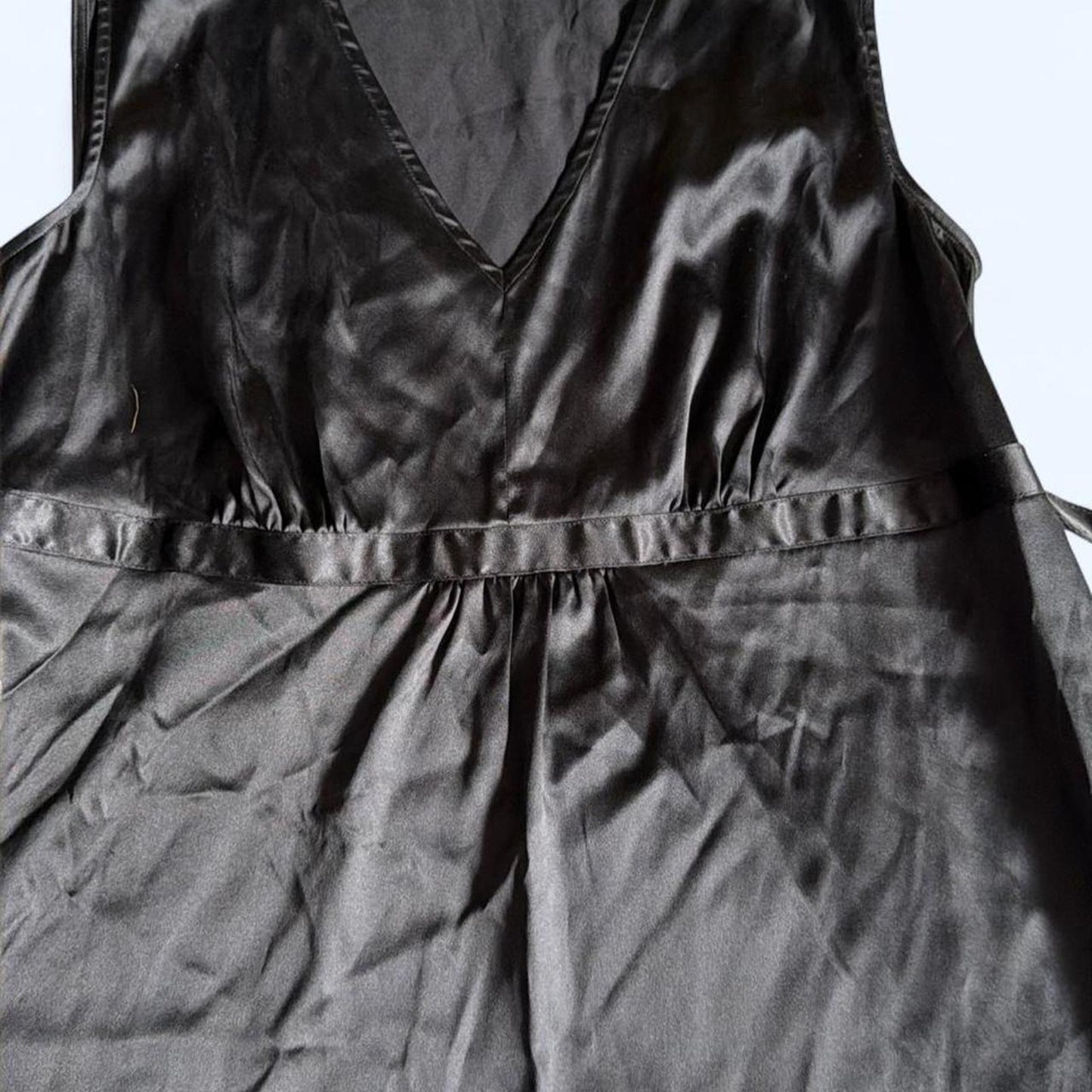 Maternity top black satin by Holly Robinson Peete