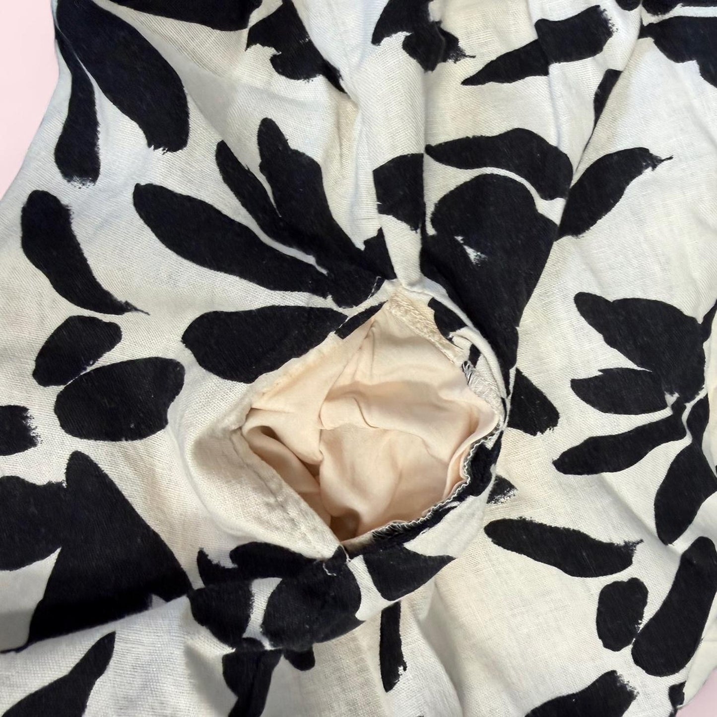 A New Day black + white floral  dress-  Size XS