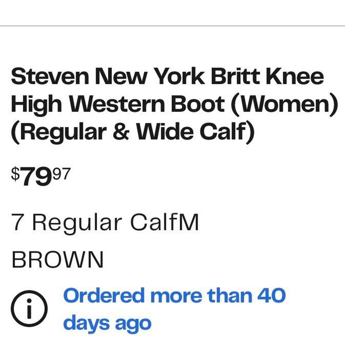 Womens brown suede knee