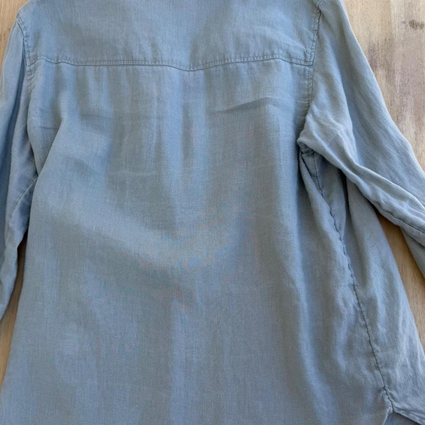 100 linen button up shirt