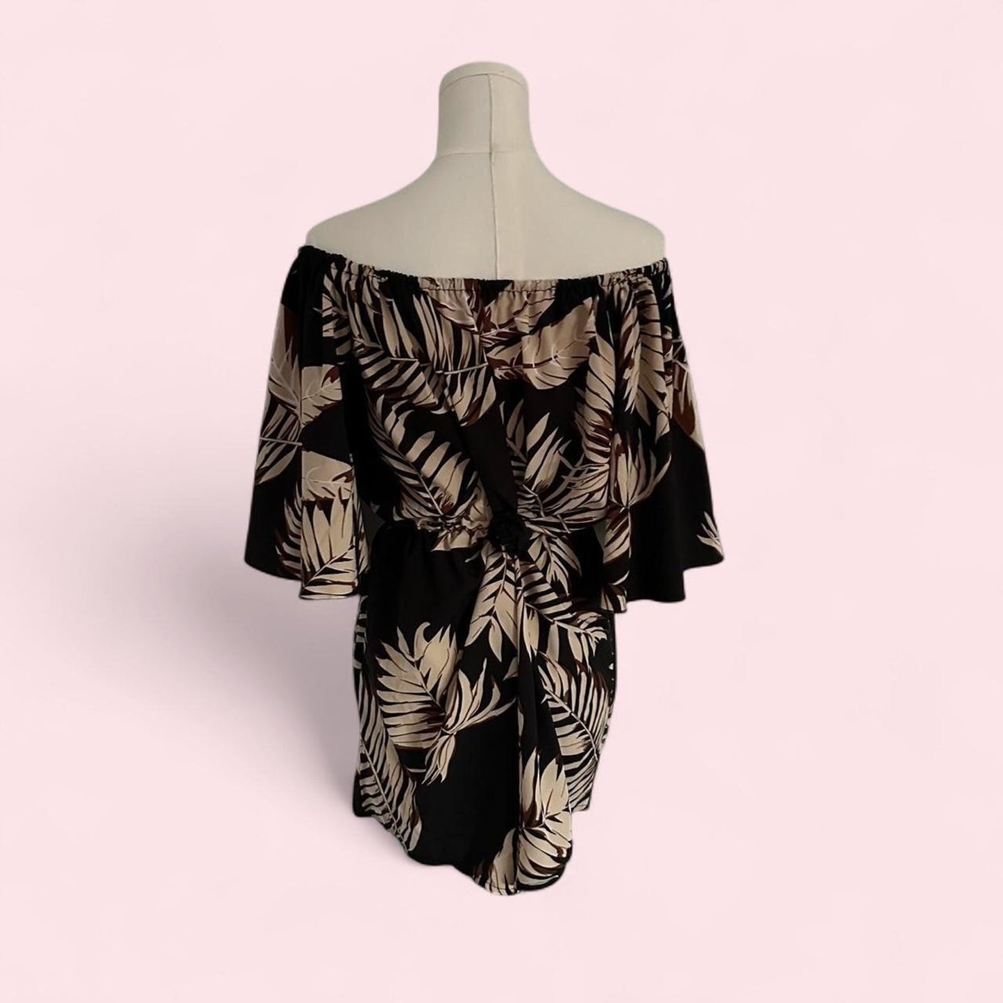 Floral print romper