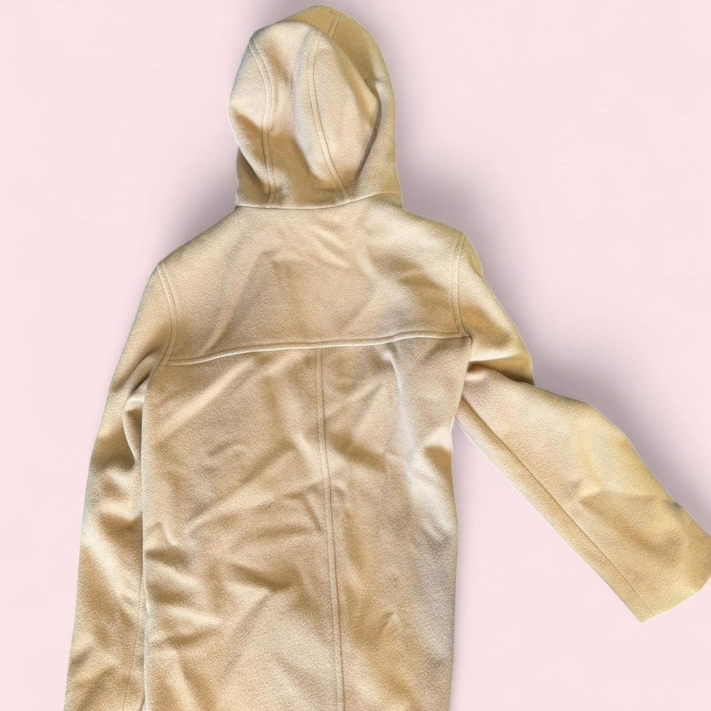 Vintage peacoat tan with hood