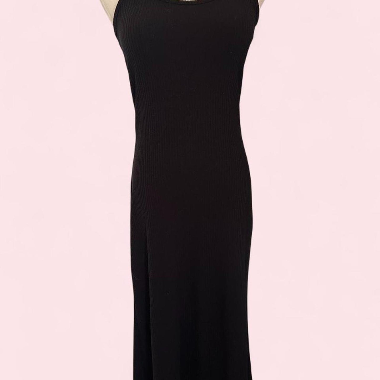 Black maxi dress