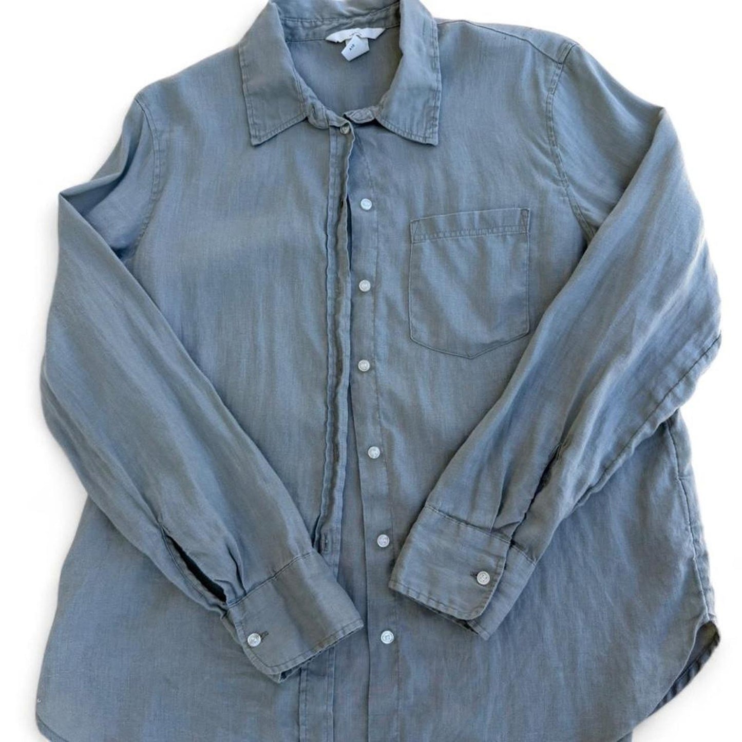 100 linen button up shirt